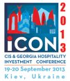 ВТОРАЯ ГОСТИНИЧНАЯ ИНВЕСТИЦИОННАЯ КОНФЕРЕНЦИЯ «ICON 2013», 19-20 СЕНТЯБРЯ, КИЕВ, ОТЕЛЬ «ОПЕРА»